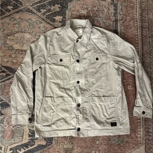 H&M Men's Beige Shirt Jacket Large